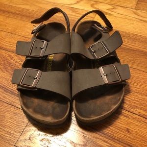 Birkenstocks Milano with back strap - Sz 38